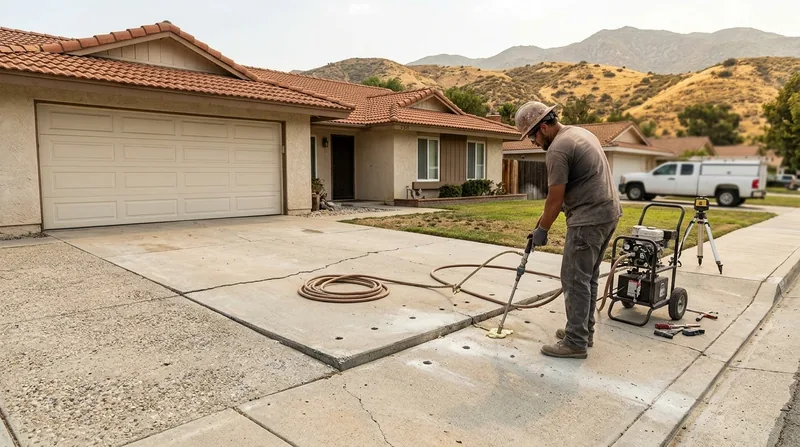 Concrete Leveling & Slab Lifting Santa Clarita