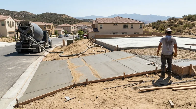Concrete Slabs & Foundations Santa Clarita